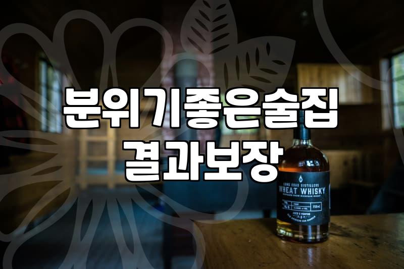 이색술집 방문 전 확인해야 할 운영 형태와 가격 정보