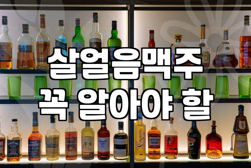 강남역에서 살얼음 맥주를 찾다 길을 잃었다