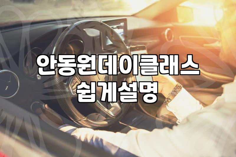 안동에서 무작정 뭘 해보려다가 실패한 기록