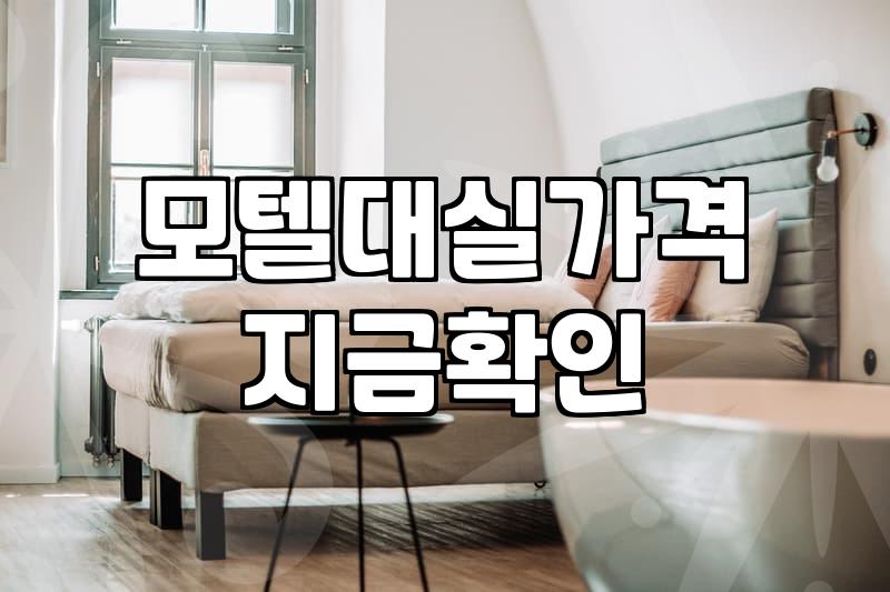 내근처모텔 검색할 때 반드시 확인해야 할 가격과 시설 조건