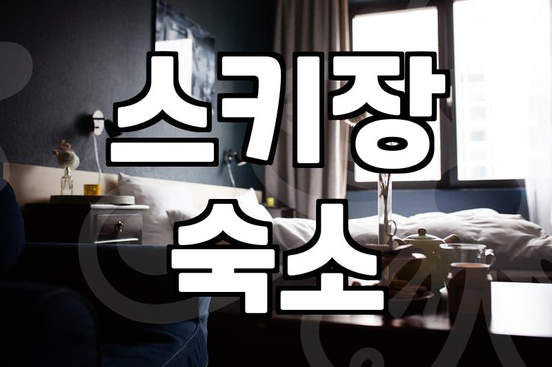 지산리조트 콘도, 겨울철 스키 여행의 현실적인 선택지