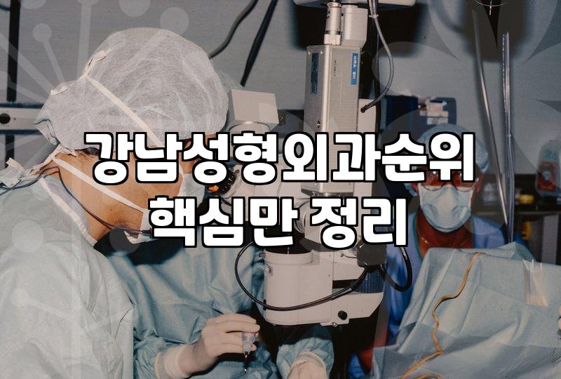 논현성형외과 상담 시 비용과 수술 계획을 결정하는 핵심 기준