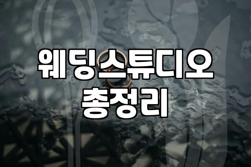 셀프웨딩스드메 비용과 구성품목 예산 잡는 법