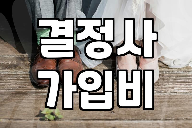 결혼정보회사 가입 전 현실적으로 따져볼 점들