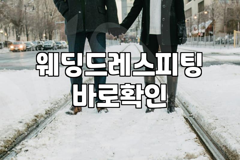 웨딩스냅드레스, 과연 뭘 보고 골라야 할까?